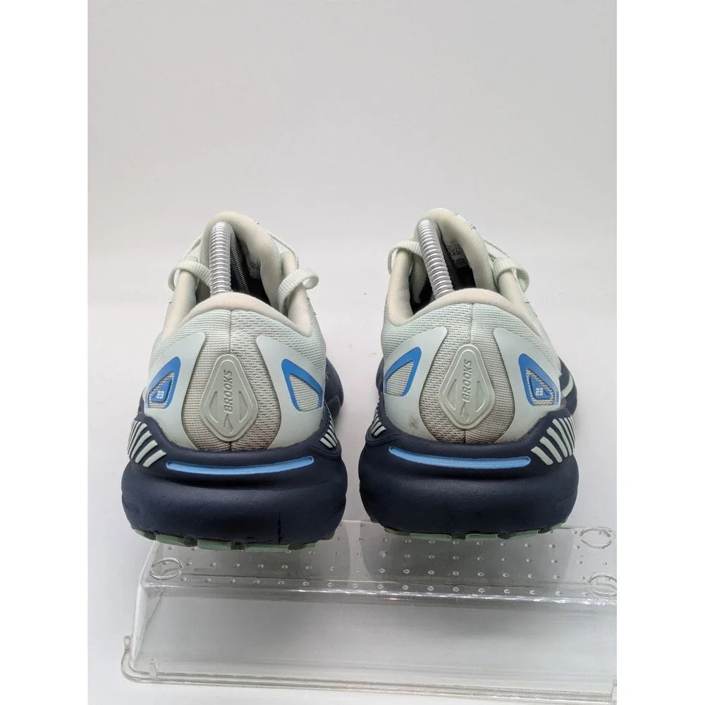Brooks Adrenaline GTS 23 Women's Running Shoes Size 10.5 B White Blue Stability
